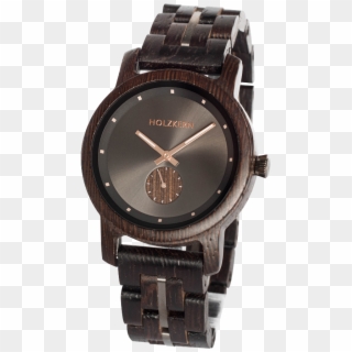 Men's Wood Watch - Analog Watch Clipart