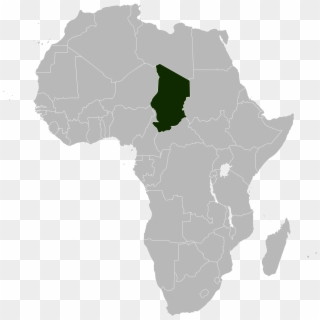 Open - Chad Africa Map Transparent Clipart