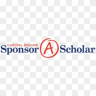 Capital Region Sponsor A Scholar Crsas Logotype Horizontal - Sign Clipart