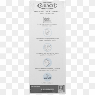 Graco Snugride Click Connect Lx Infant Car Seat Base, - Graco Clipart