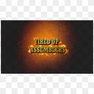 Fired Up Assemblers Strong Transparent - Darkness Clipart