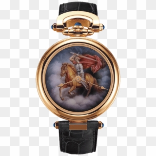 Bovet Watch Gentlemen Fired Enamel Painting By Ilgiz - Bovet Jumping Hour Clipart