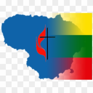 The History Of Methodism In Lithuania Is Very Much - Lithuania Map Icon Clipart