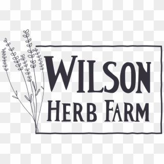 Wilson Herb Farm - Calligraphy Clipart