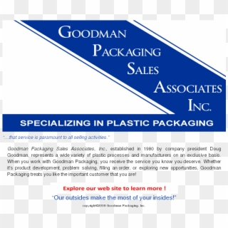 Goodman Packaging Sales Associates Competitors, Revenue - Printing Clipart