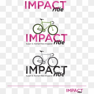 Komen Impact Ride Logo - Graphic Design Clipart
