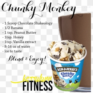 Chunky Monkey Shakeology More - Ben And Jerry's Ice Cream Clipart