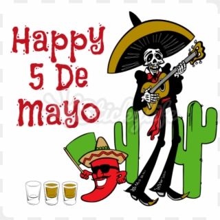 Happy 5 De Mayo Decal - 6 October Smile Day Clipart
