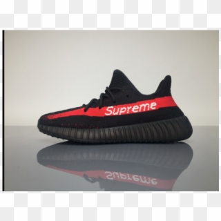 Supreme X Adidas Yeezy Boost 350 V2 Real Boost - Yeezy Boost 350 黑 粉 Clipart