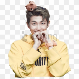 Bts Rapmon Png Image With Transparent Background - Kim Namjoon Being Cute Clipart