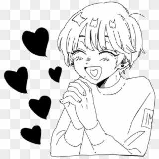 Anime Sticker - Otemo Boy Clipart