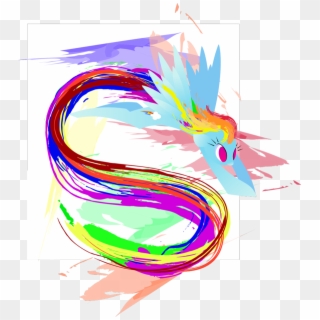 #mlp #my #little #pony #rainbow #dash #art #colorful - Graphic Design Clipart