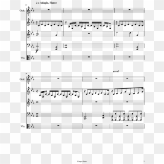 Prologue Sheet Music Composed By Chris Remo 3 Of 6 - Disco Fever Fortnite Trumpet Sheet Music Clipart