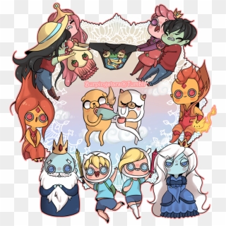 Chibi Adventure Time - Cartoon Clipart