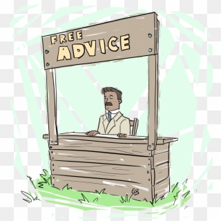 If You Want Money, Ask For Advice - Cartoon Clipart