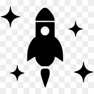 Sky Stars Cosmos Comments - Rocket And Stars Icon Clipart