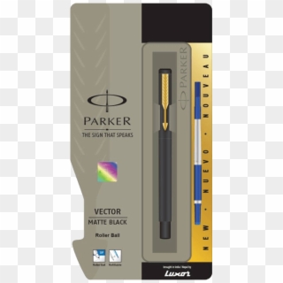Product - Parker Vector Gold Ball Pen Price Clipart