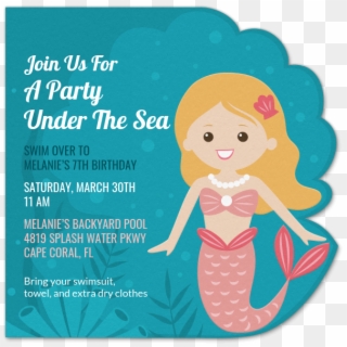 Design Your Premium Invitation - Under The Sea Invitation Template Clipart