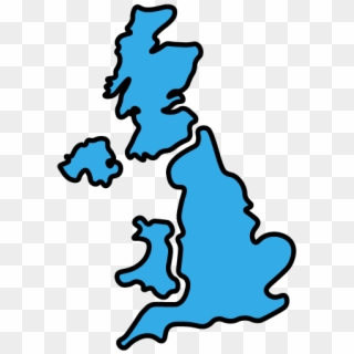 United Kingdom - Uk Map Shadow Clipart