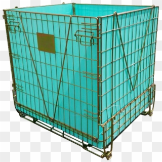 Wire Mesh Container Eu Series , Png Download - Cage Clipart