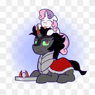 My Little Pony - Mlp Sweetie Belle And King Sombra Clipart