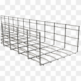 Wire Mesh Cable Tray Bfr H6" - Shelf Clipart