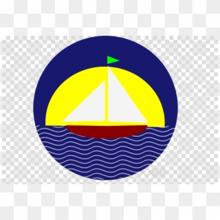 Sail Boat And Sun Clip Art Clipart Sailboat Clip Art - Avengers Logo Transparent - Png Download