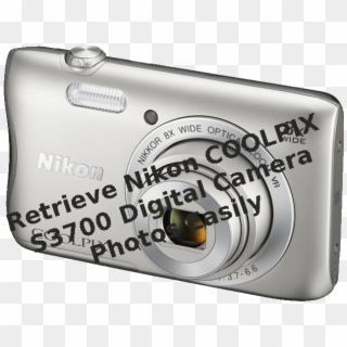 Nikon Coolpix S3700 Digital Camera - Digital Camera Clipart