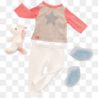 Unicorn Wishes Pajama Outfit - Our Generation Outfits Clipart