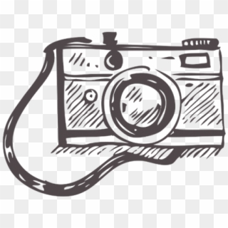 Camera Drawing Sketch - Wristlet Clipart