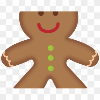 Gingerbread Cookie Cliparts - Gingerbread Man Clipart Png Transparent Png