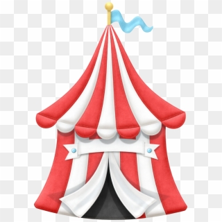 Carnival Tent Clip Art - Cute Circus Tent Clipart - Png Download