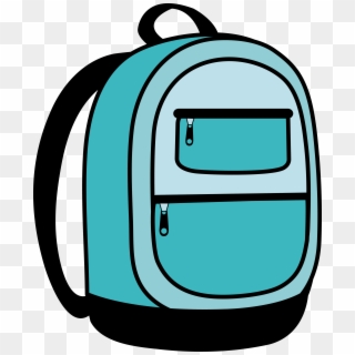 School Vector Transparent Download Techflourish Collections - Teal Backpack Clipart - Png Download