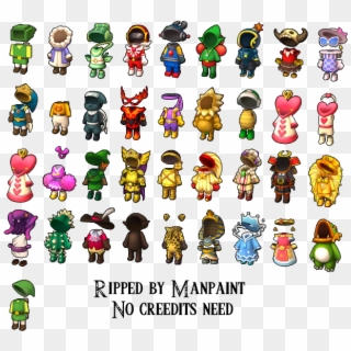 Triforce Heroes Costumes , Png Download - Cartoon Clipart