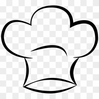 Chef Hat Clipart Black And White - Vector Chef Hat Png Transparent Png