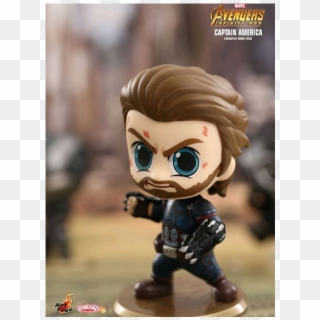 Avengers Infinity War - Cosbaby Captain America Hottoys Clipart