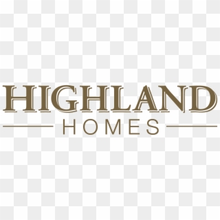 Navigation New Homes St Tammany - Highland Homes Logo Png Clipart