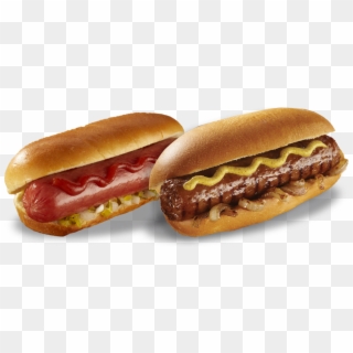 Beef Hot Dogs Are Here Thorntons Is Taking Roller Grill - Sandwich Hot Dog Png Clipart