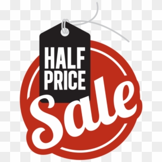 Half Price Sale - 1 2 Price Sale Clipart
