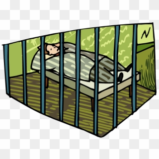 Jail Cell Clip Art Car Memes - Cartoon Jail Transparent - Png Download