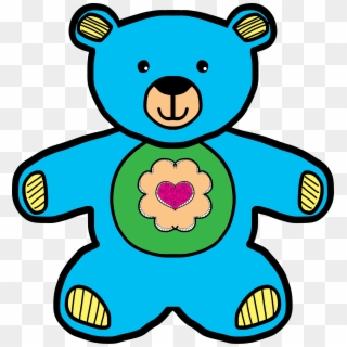 This Free Icons Png Design Of Blue Teddy Bear Clipart
