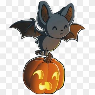 Kawaii Pumpkin Png - Halloween Kawaii Bat Clipart