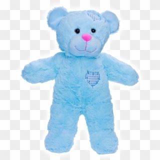 Baby Heartbeat Teddy Bears Blue - Patches Build A Bears Teddy Clipart