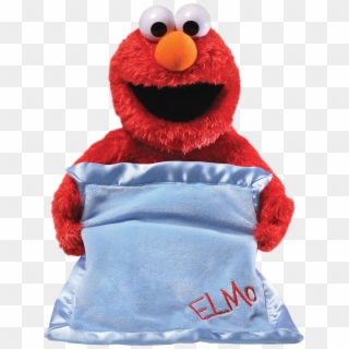 Clipart Royalty Free Sesame Street Elmo Peek - Stuffed Toy - Png Download