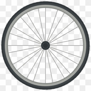 Bicycle Wheel Bike Cycle Tyre Rim Spokes - Simple Bike Wheel Clipart
