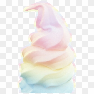 Cute Rainbow Kawaii Png Transparent Cutee Niggahoe - Soft Serve Ice Creams Clipart
