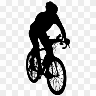 Andy Christensen Racing - Person Biking Silhouette Png Clipart