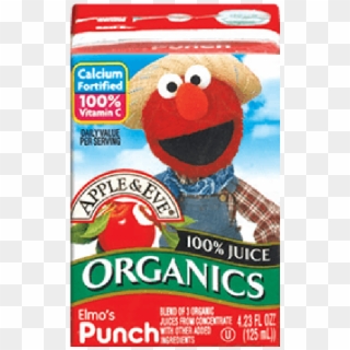 Apple & Eve Sesame Street Organics - Elmo Juice Clipart