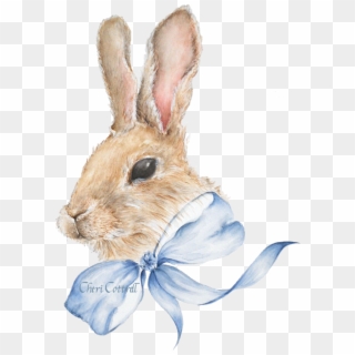 Happy Easter Cheri Cottrell - Watercolor Easter Bunny Png Clipart
