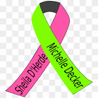 Breast Cancer And Lymphoma Ribbons Clipart